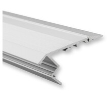 LED trapprofiel 2 meter met afdekking 41,5 mm x 20,6 mm - D11