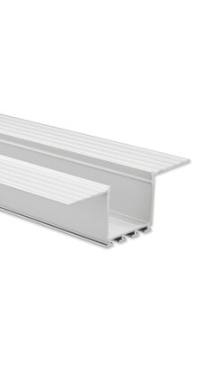 LED XL profiel 2 meter met afdekking 66,8 mm x 24,5 mm - XL99ALU   OP = OP