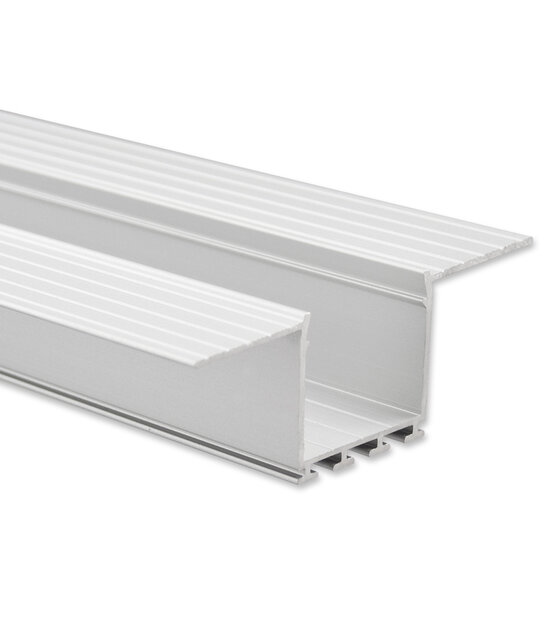 LED XL profiel 2 meter met afdekking 66,8 mm x 24,5 mm - XL99ALU   OP = OP