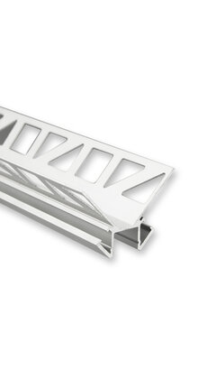 LED strip tegel profiel 2,5 meter 33 mm x 33 mm P18 – Grijs - Aluminium