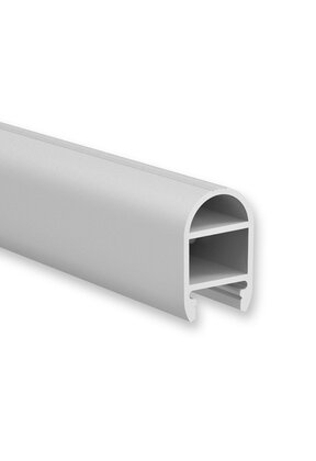 LED profiel voor garderobe 2 meter met afdekking 19mm x 30mm - G4