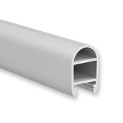 LED profiel voor garderobe 2 meter met afdekking 19mm x 30mm - G4
