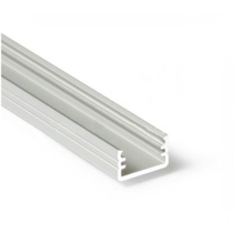 LED strip profiel 1 meter met afdekking 12,2 mm x 7 mm PL1 - Smal