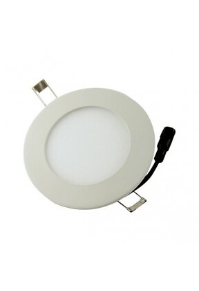 230V inbouwspot 6W warm wit rond