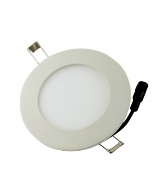 230V inbouwspot 6W warm wit rond