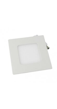 230V inbouwspot 3W warm wit vierkant