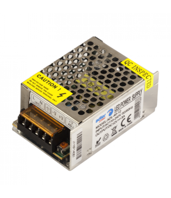 LED voeding 40 watt 12 volt 3 Ampère - IP20