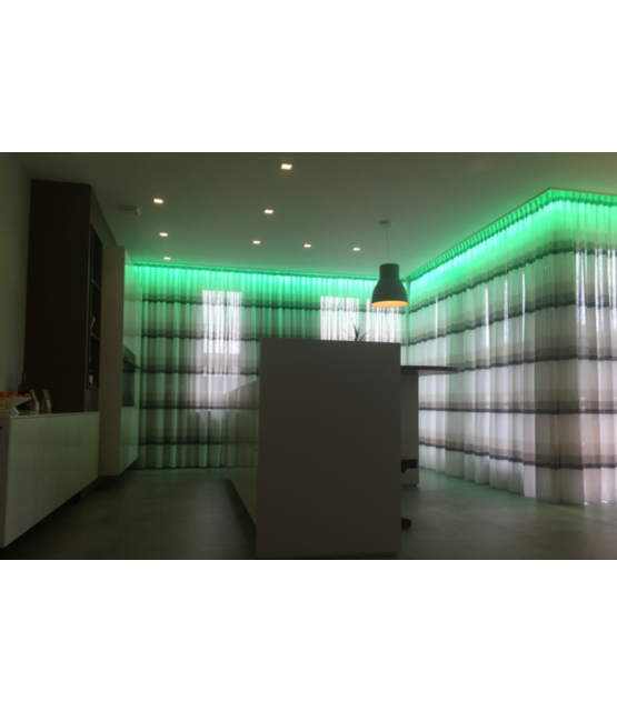 Waterdichte RGB LED strip 7,2 watt 450LM 30LED 12vdc IP65 - 5 meter