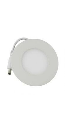 230V inbouwspot 3W warm wit rond