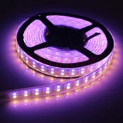 Dubbele LED strip 60x5050 LED 19W 1200 Lm/meter 24VDC IP65 RGBW 5m rol