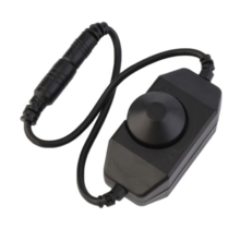 LED draaidimmer 12 & 24 Volt max 8 ampere - Zwart 2025AF6093 12 & 24 Volt max 8 ampere