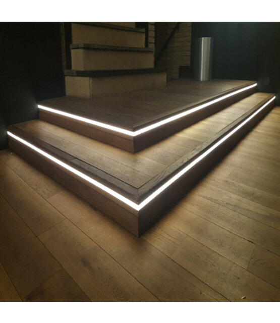 1 meter Side View LED strip 6W 630lm/meter 24VDC IP65 Natuurlijk Wit 4000K