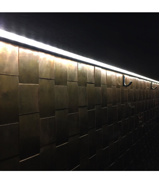 1 meter Side View LED strip 6W 630lm/meter 24VDC IP65 Natuurlijk Wit 4000K