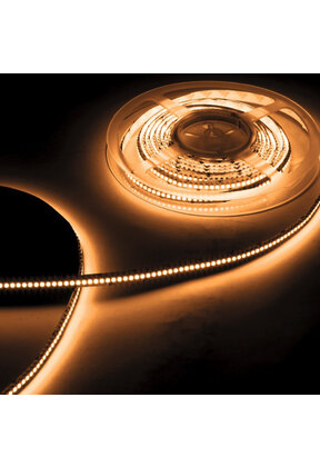 Waterdicht LED strip 12 volt 2700k extra warm wit 9,6W 1020LM 120LED p/m IP65 - 5 meter