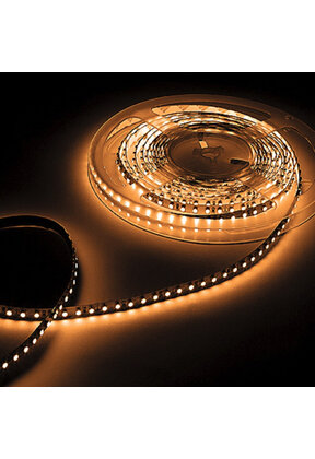 LED strip 12 volt 2700K extra warm wit 6W 630LM 60LED p/m IP20 - 5 meter