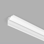 Wit LED hoekprofiel 2 meter met opaal afdekking 16,5 mm x 16,5 mm - C12WIT