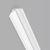 Wit LED hoekprofiel 2 meter met opaal afdekking 16,5 mm x 16,5 mm - C12WIT