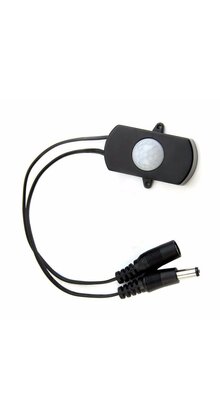 PIR bewegingssensor instelbaar voor LED - zwart