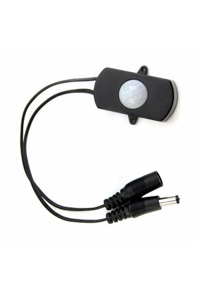 PIR bewegingssensor instelbaar voor LED - zwart