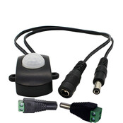 PIR bewegingssensor instelbaar voor LED - zwart