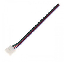 12mm RGBW / RGBWW LED strip verbindingsstuk met draad 1 zijdig