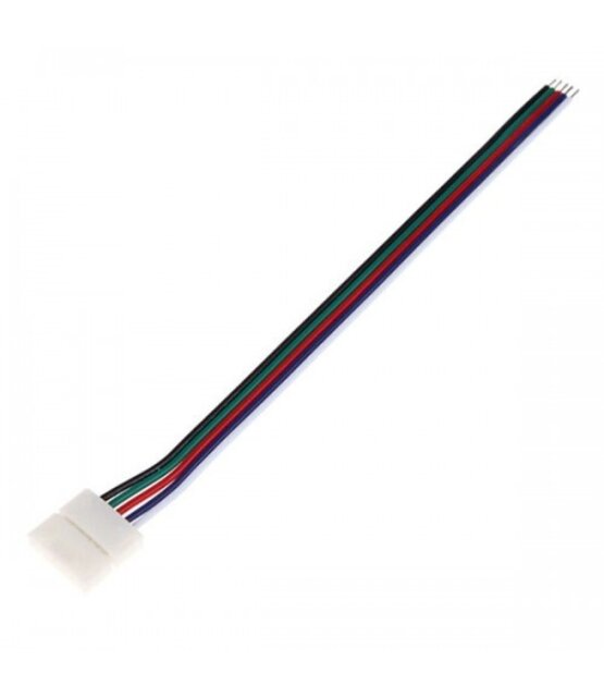 12mm RGBW / RGBWW LED strip verbindingsstuk met draad 1 zijdig - IP20