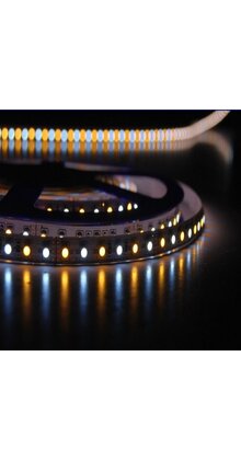 LED strip dual white 11W 509lm/meter 12VDC IP20 5 meter