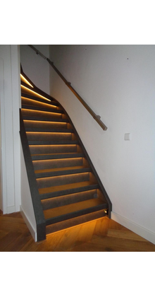 LED strip traptrede aansturing compleet - tot 200 watt - 24 volt