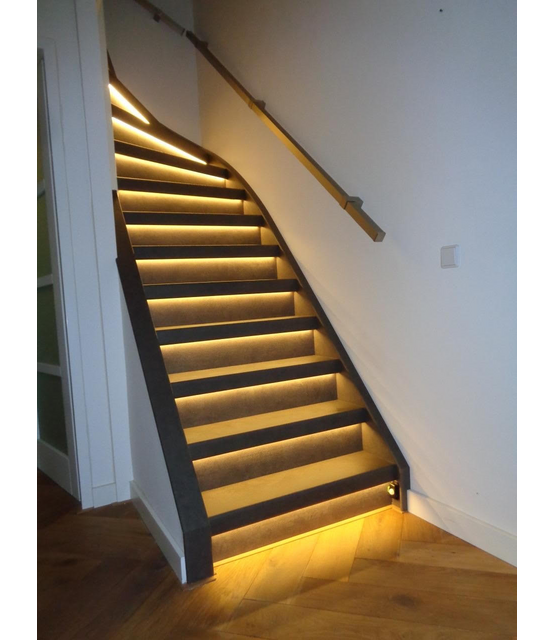 LED strip traptrede aansturing compleet - tot 200 watt - 24 volt