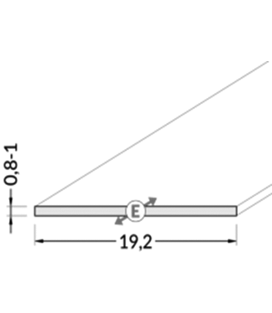 2 meter Losse LED profiel afdekking - Opaal - 09 profielen