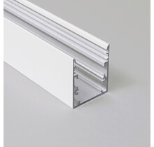 Wit LED XXL profiel inclusief klikafdekking 53 mm x 53 mm - XL53WIT