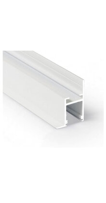 LED plafond profiel 2 meter met afdekking 55 mm x 23 mm - FRAME14WIT -Wit