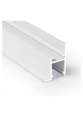 LED plafond profiel 2 meter met afdekking 55 mm x 23 mm - FRAME14WIT -Wit