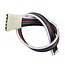 RGBW / RGBWW LED strip verbindingsstuk met draad 12mm female