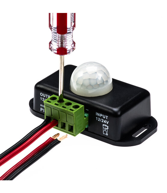 PIR bewegingssensor instelbaar - LED max 8 ampere