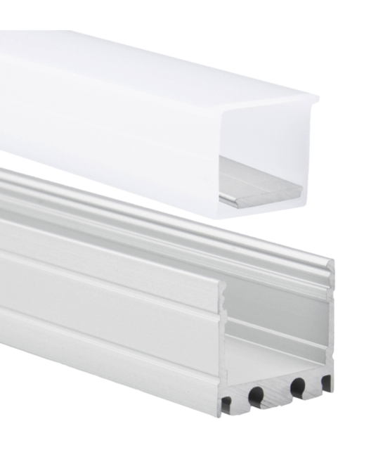 Waterdicht LED profiel 2 meter 15 mm x 19,02 mm - 18.1ALU.H20
