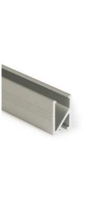 LED inbouw profiel 2 meter met afdekking 8,20 mm x 12,20mm - 088ALU