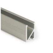 LED inbouw profiel 2 meter met afdekking 8,20 mm x 12,20mm - 088ALU