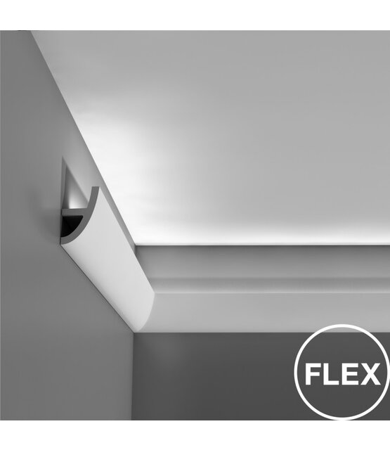 LED sierlijst 2 meter - C373WIT - 8 x 4,9 CM