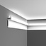 ORAC sierlijsten voor LED Strips LED sierlijst 2 meter - C382WIT - 14 x 5 CM