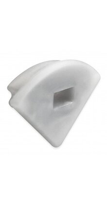 Eindkap voor LED profiel met kabeldoorvoer 10POLY