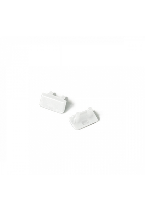 Eindkap voor LED profiel zonder kabeldoorvoer SLIM100WIT