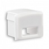 Eindkap voor LED profiel met kabeldoorvoer - SLIM200WIT
