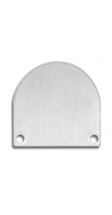 2 x LED profiel eindkappen inclusief schroeven - XL04ALU.C4