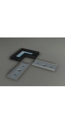 Hoek LED profiel - 90 Graden - 09ZWART