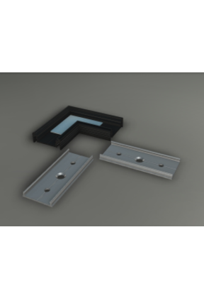 Hoek LED profiel - 90 Graden - 09ZWART