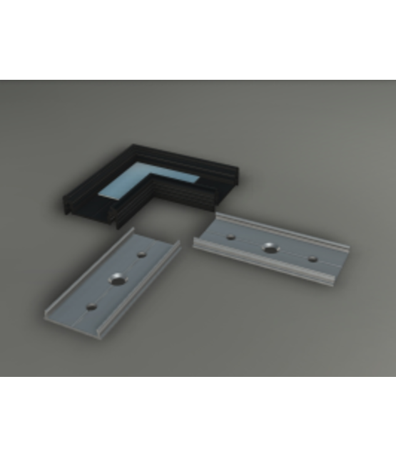 Hoek LED profiel - 90 Graden - 09ZWART