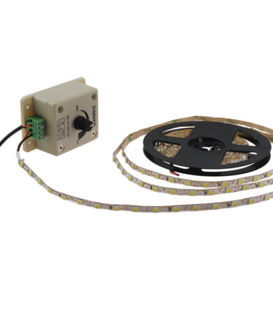 LED draaidimmer 12 / 24 Volt max 8 ampere