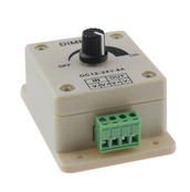 LED draaidimmer 12 / 24 Volt max 8 ampere