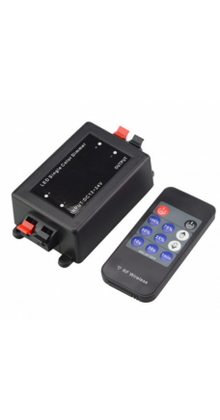 Draadloze LED strip dimmer inclusief afstandsbediening 12/24V 8A